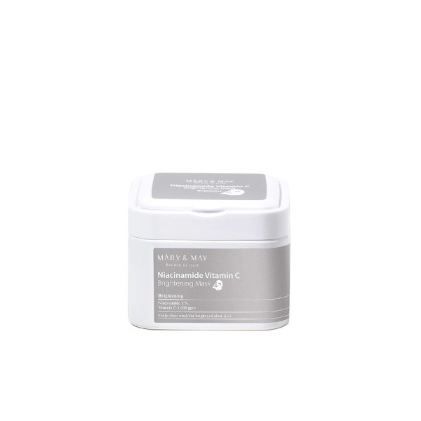 Mary And May - Niacinamide Vitamin C Brightening Mask 1 Mary And May – Niacinamide Vitamin C Brightening Mask