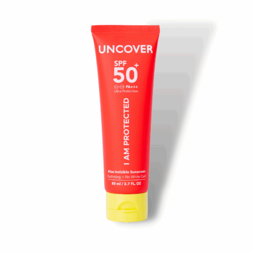 Uncover I Am Protected Aloe Invisible Sunscreen Spf 50+ 80ml / 2.7 fl.oz