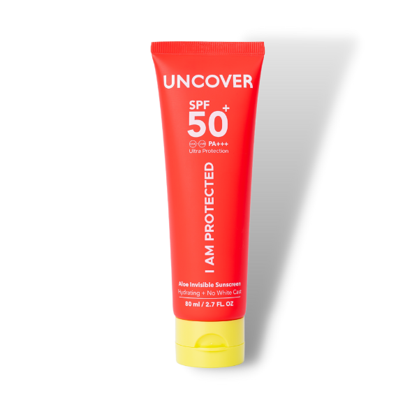 Uncover I Am Protected Aloe Invisible Sunscreen Spf 50+ 80ml / 2.7 fl.oz 1 Uncover I Am Protected Aloe Invisible Sunscreen Spf 50+ 80ml / 2.7 fl.oz