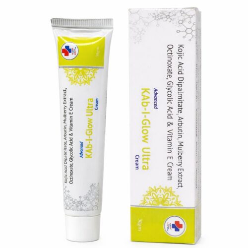 Best Online Skincare Store In Lagos Nigeria 4 Kab-I-Glow Ultra Cream (Kojic Acid Dipalmitate, Arbutin, Mulberry Extract, Octinoxate, Glycolic Acid & Vitamin E Cream) 30gm