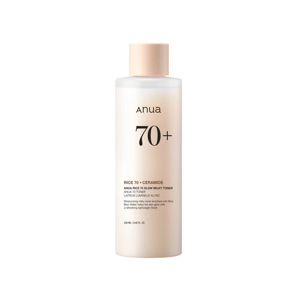 Anua Rice 70+ Ceramide Glow Milky Toner 250ml 1 Anua Rice 70+ Ceramide Glow Milky Toner 250ml