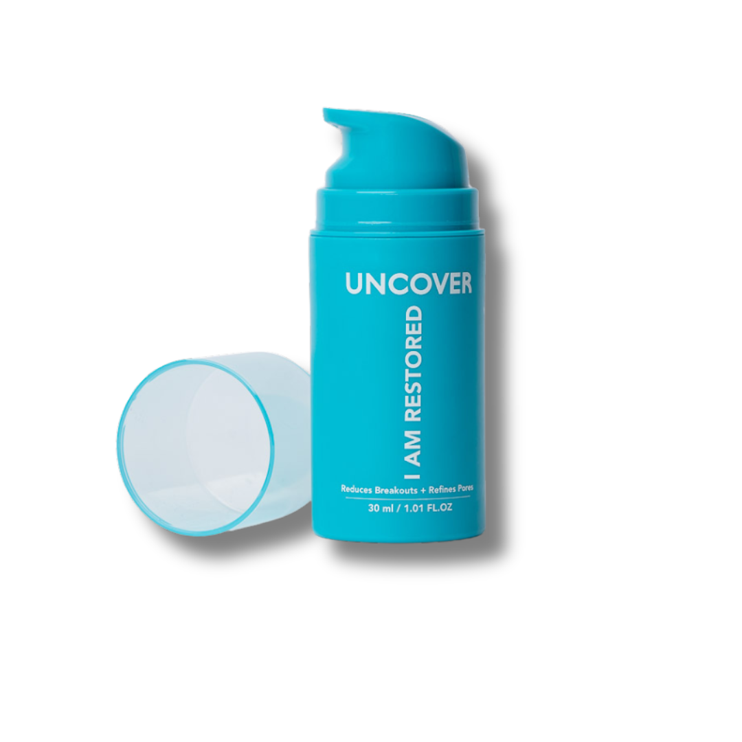 Uncover I AM RESTORED Green Tea Blemish Control Serum 30ml 1 Uncover I AM RESTORED Green Tea Blemish Control Serum 30ml