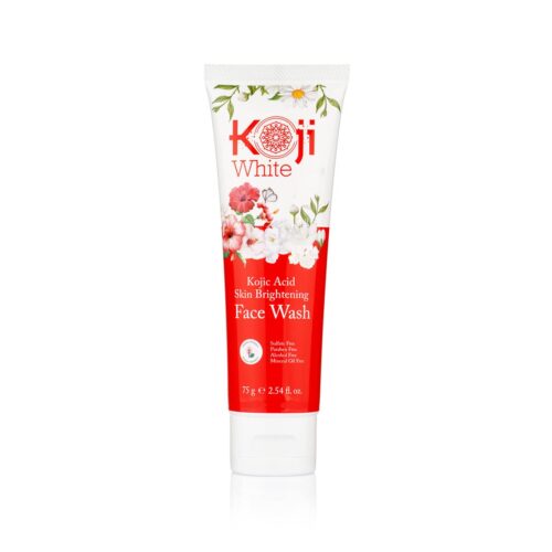 Koji White – Kojic Acid Skin Brightening Face Wash – 1 Tube -2.54fl oz 75g.