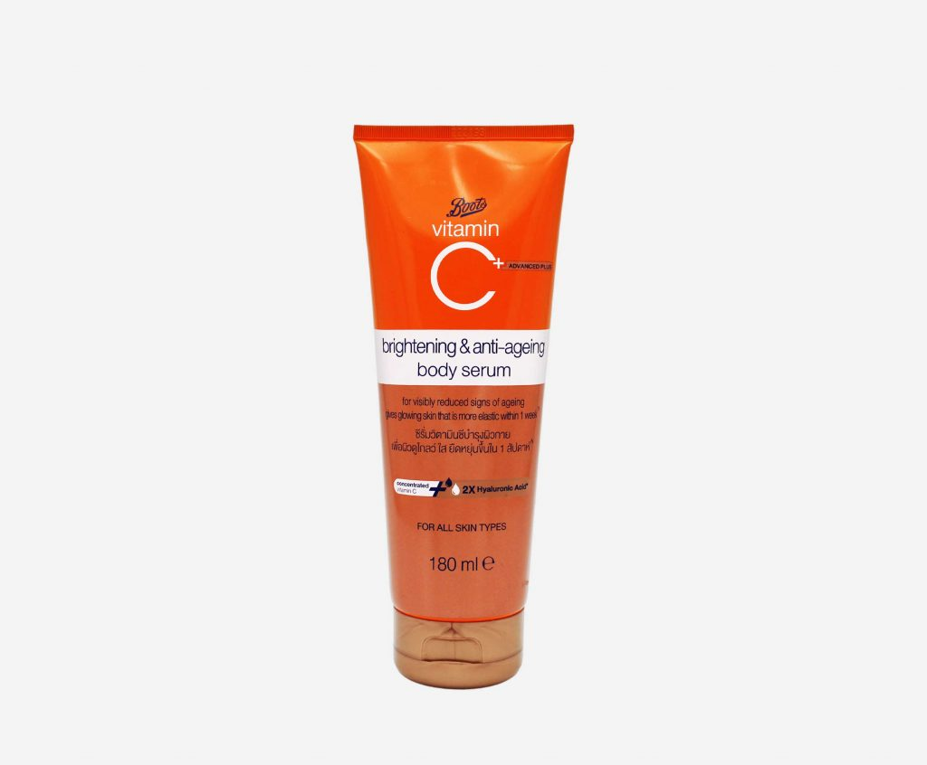 Boots Vitamin C Brightening & Anti-ageing Body Serum 180ml 1 Boots Vitamin C Brightening & Anti-ageing Body Serum 180ml