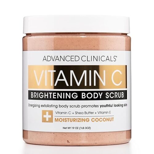 Advanced Clinicals Brightening Vitamin C Exfoliating Body Scrub 19 oz 1 Advanced Clinicals Brightening Vitamin C Exfoliating Body Scrub 19 oz