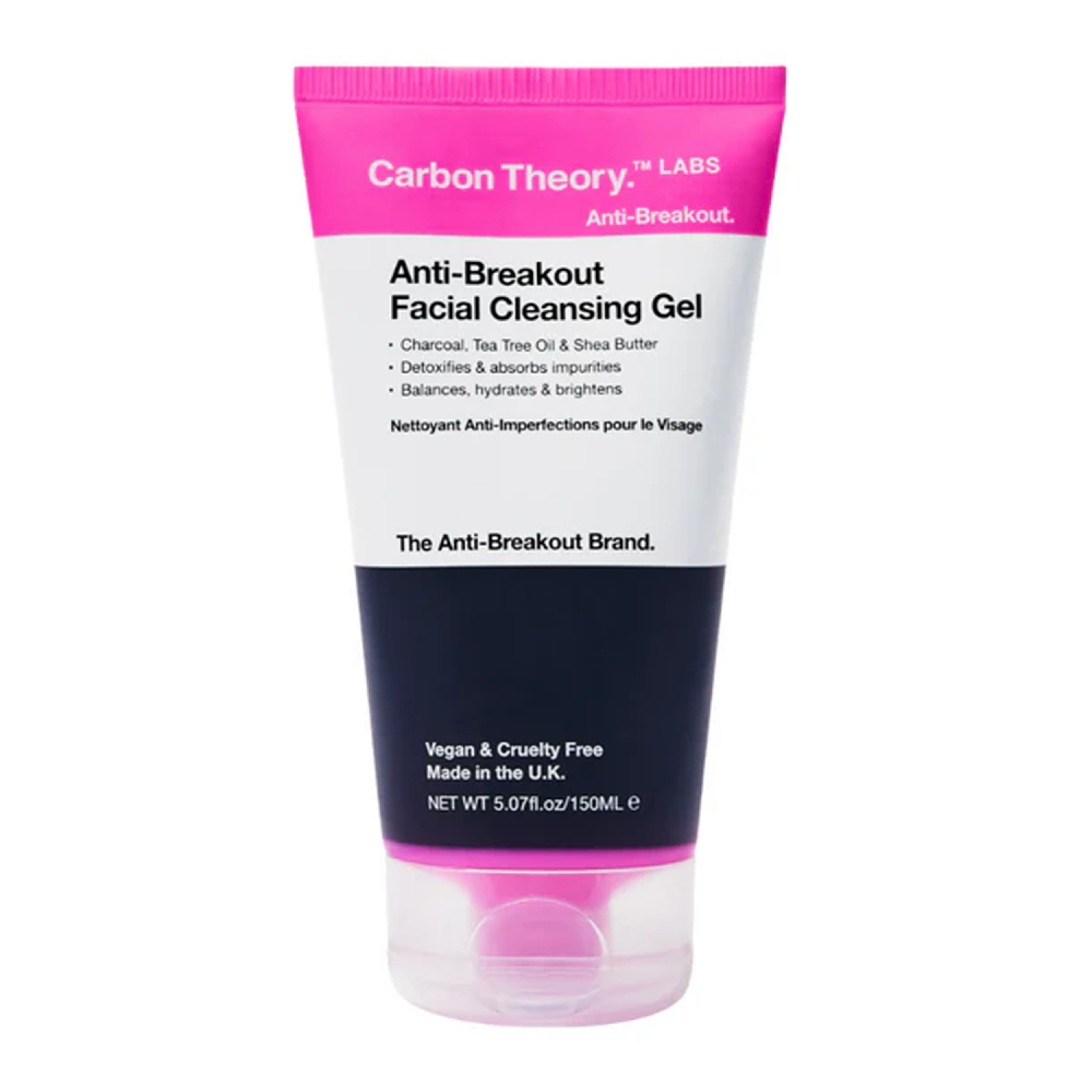 Carbon Theory Anti-breakout Facial Cleansing Gel - 150ml 1 Carbon Theory Anti-breakout Facial Cleansing Gel - 150ml
