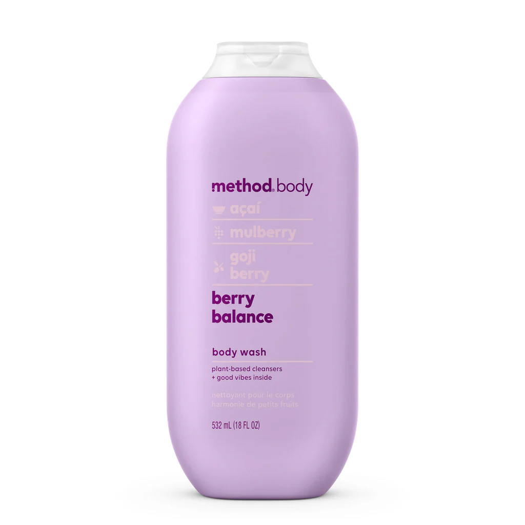 Method Body Berry Balance Body Wash 532ml 1 Method Body Berry Balance Body Wash 532ml