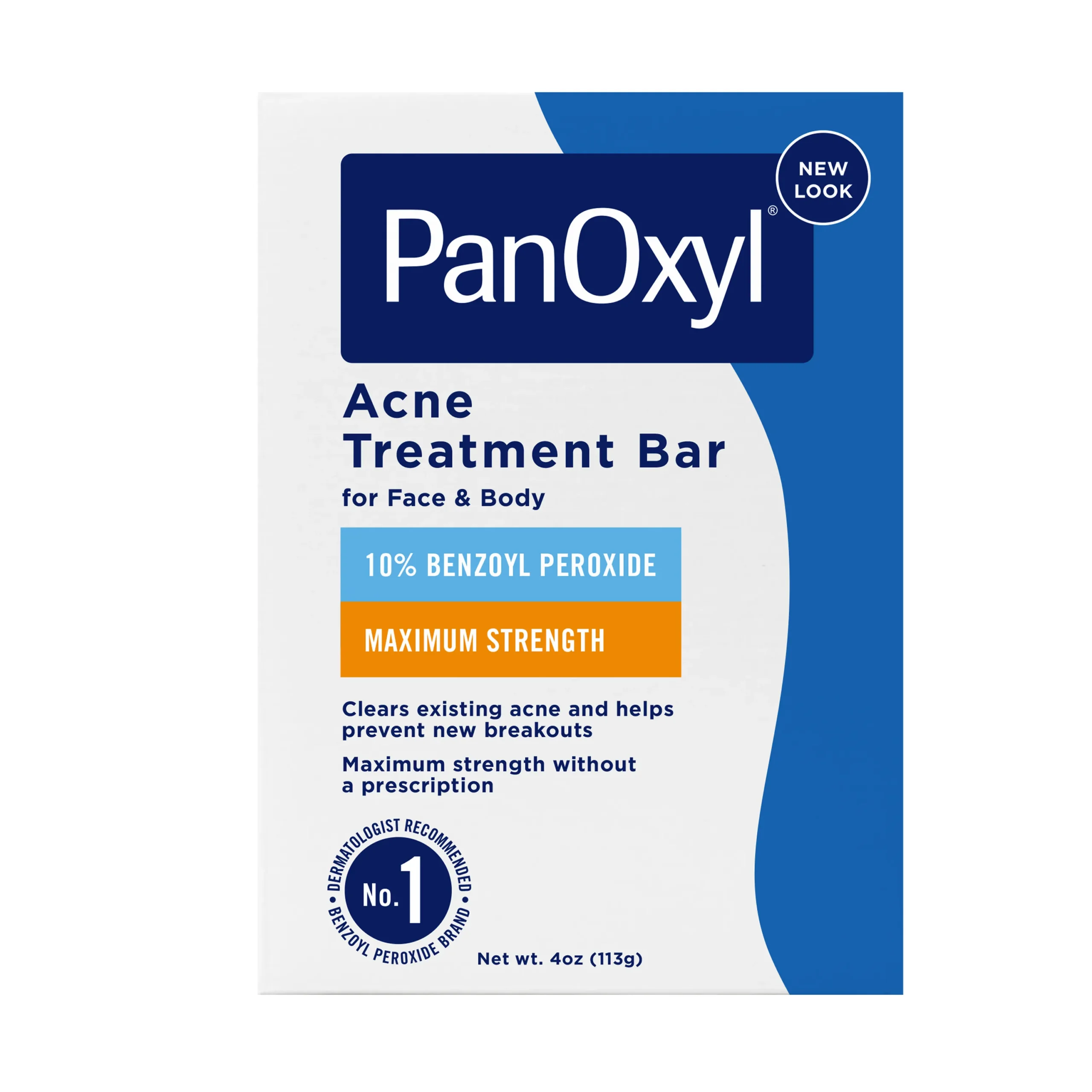 PanOxyl Acne Treatment Bar 10% Benzoyl Peroxide 113g 1 PanOxyl Acne Treatment Bar 10% Benzoyl Peroxide 113g
