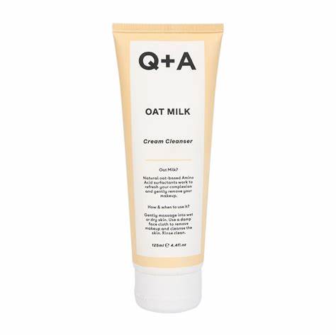 Q+A Oat Milk Cream Cleanser 125ml 1 Q+A Oat Milk Cream Cleanser 125ml