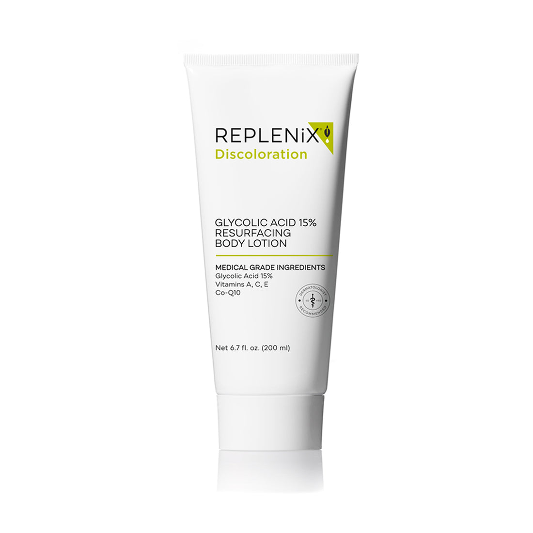 Replenix Discoloration Glycolic Acid 15% Resurfacing Body Lotion 200ml 1 Replenix Discoloration Glycolic Acid 15% Resurfacing Body Lotion 200ml