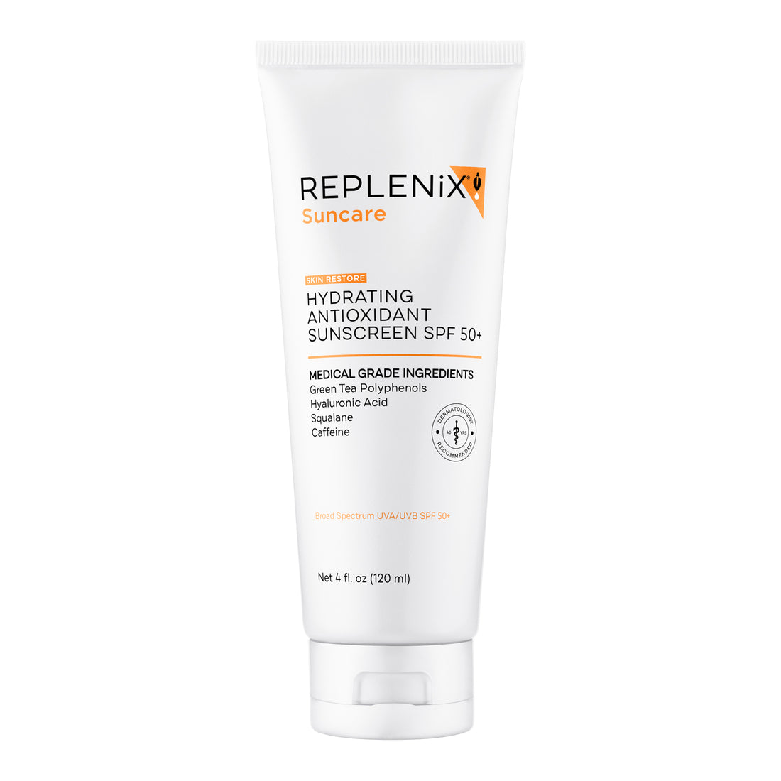 Replenix Suncare Hydrating Antioxidant Sunscreen SPF 50+ 120ml 1 Replenix Suncare Hydrating Antioxidant Sunscreen SPF 50+ 120ml