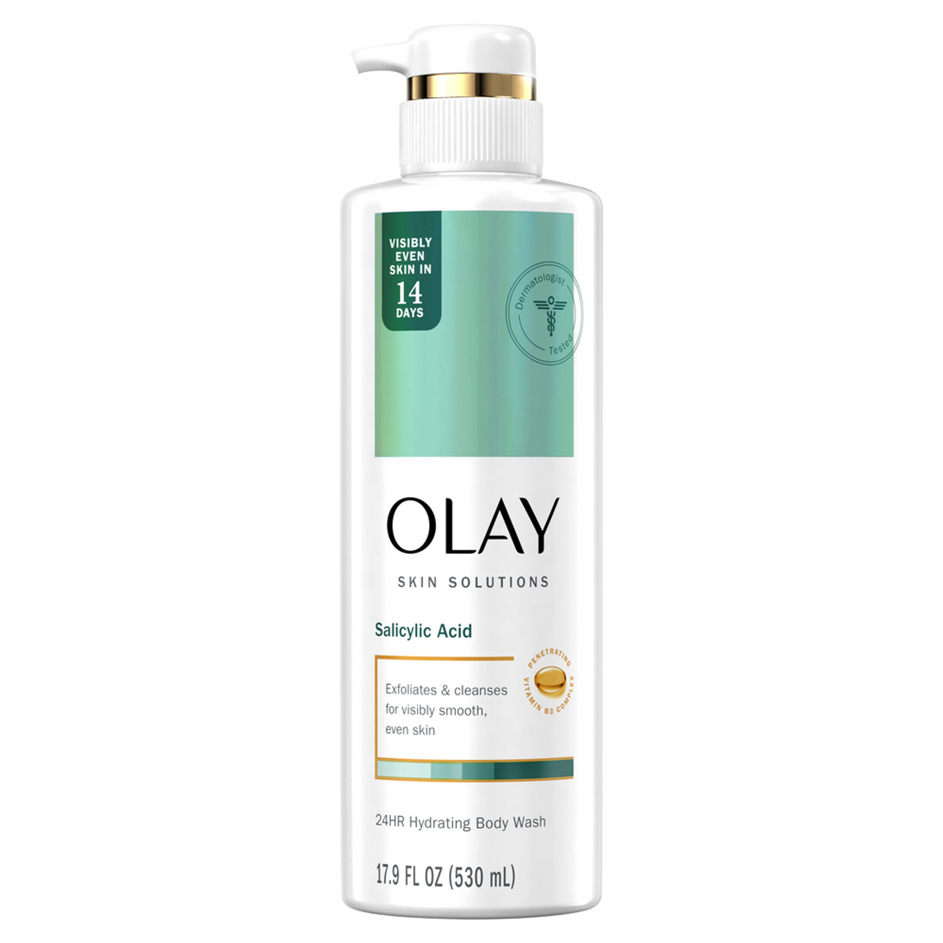 Olay Skin Solutions Body Wash with Salicylic Acid - 17.9 fl oz / 530ml 1 Olay Skin Solutions Body Wash with Salicylic Acid - 17.9 fl oz / 530ml