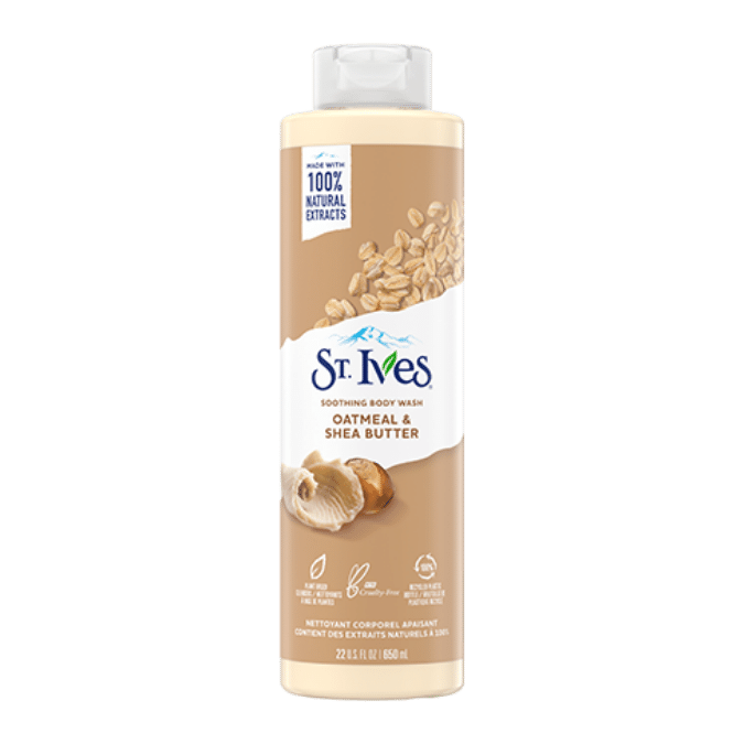 St. Ives Soothing Body Wash Oatmeal And Shea Butter 650ml 1 St. Ives Soothing Body Wash Oatmeal And Shea Butter 650ml
