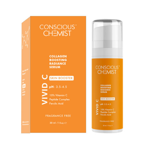 Clearance 13 Conscious Chemist Vivid C Collagen Boosting Radiance Serum 30ml