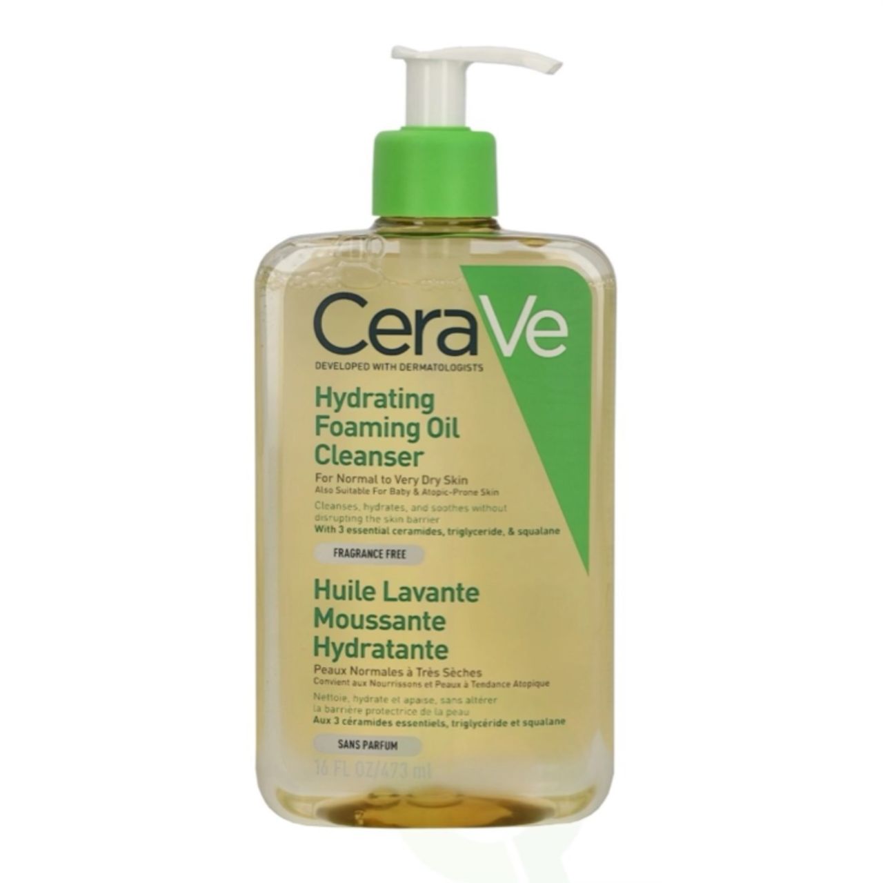 Cerave Hydrating foaming Oil Cleanser 16oz 1 Cerave Hydrating foaming Oil Cleanser 16oz