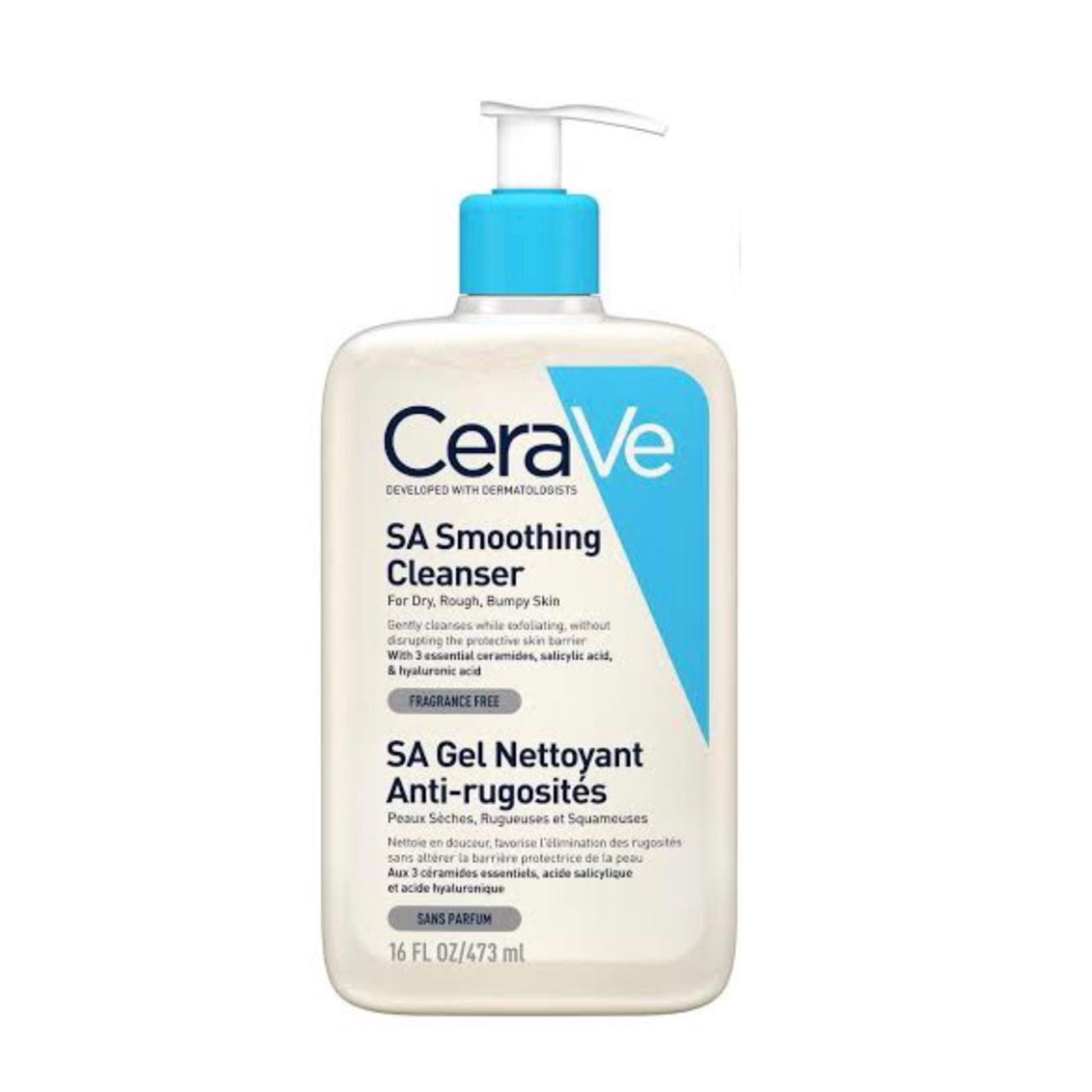 Cerave SA smoothing cleanser For Dry Rough Bumpy Skin 16fl oz 473ml 1 Cerave SA smoothing cleanser For Dry Rough Bumpy Skin 16fl oz 473ml