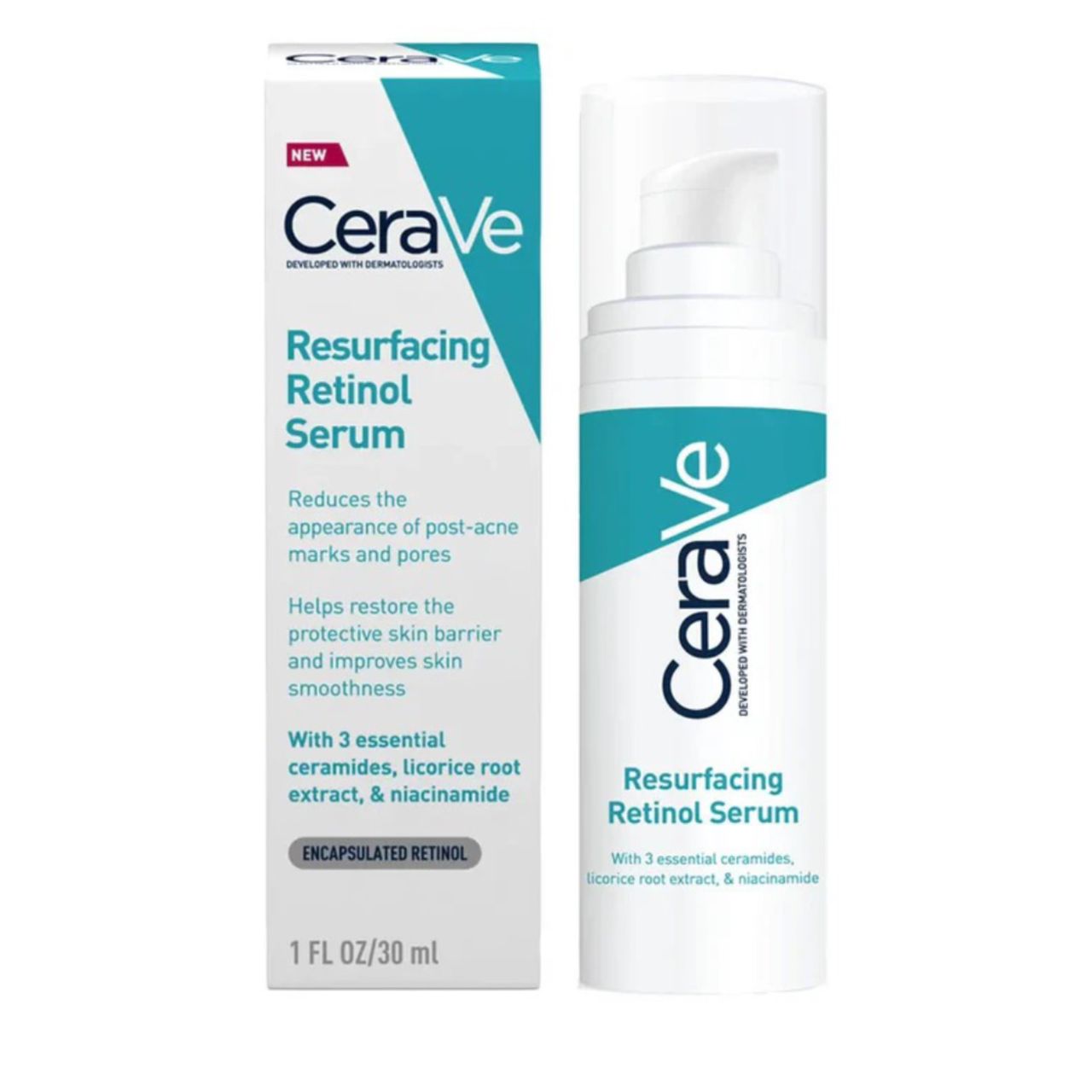 Cerave Resurfacing Retinol Serum 30ml 1 Cerave Resurfacing Retinol Serum 30ml