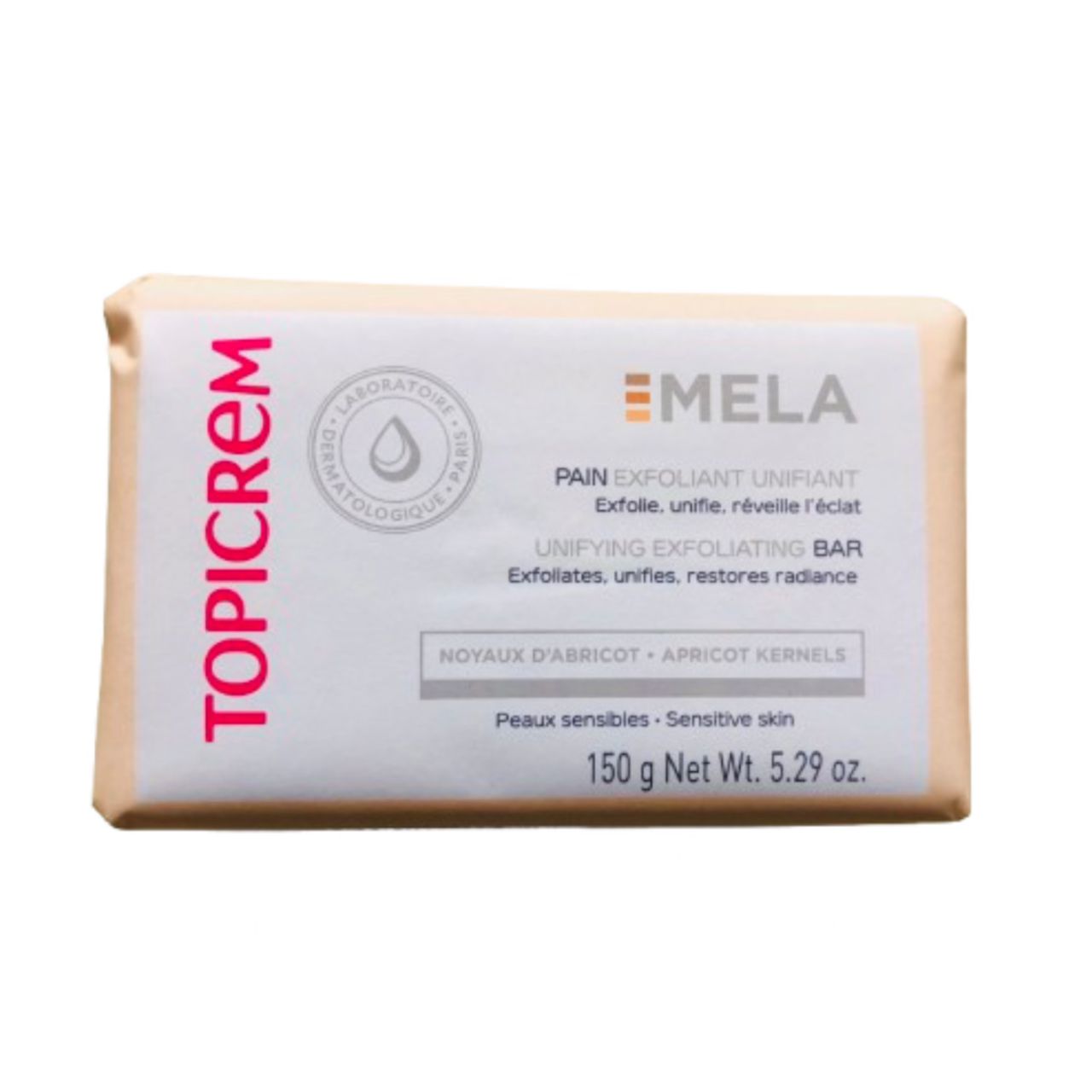 Topicrem Mela Unifying Exfoliating Bar 150G 1 Topicrem Mela Unifying Exfoliating Bar 150G