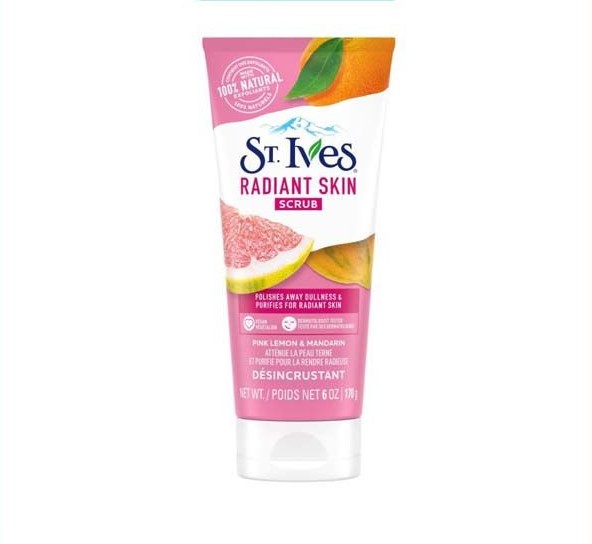 St. Ives Radiant Skin Pink Lemon & Mandarin Scrub 170g 1 St. Ives Radiant Skin Pink Lemon & Mandarin Scrub 170g