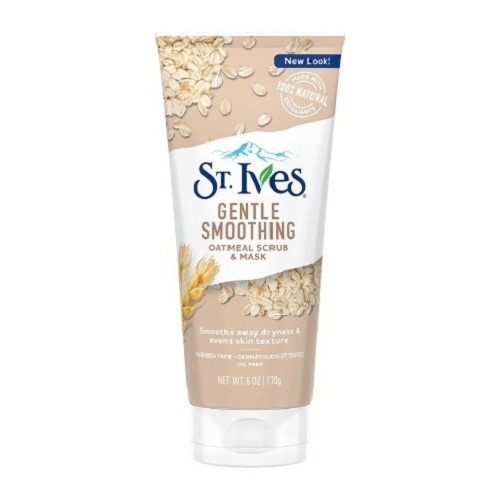 St. Ives Gentle Smoothing Scrub & Mask Oatmeal 170g 1 St. Ives Gentle Smoothing Scrub & Mask Oatmeal 170g
