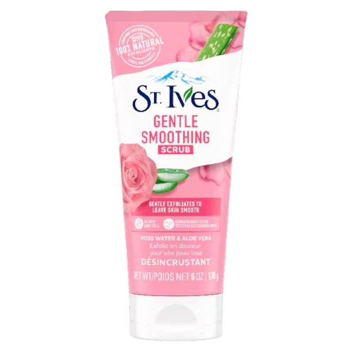 St. Ives Gentle Smoothing Rose water & Aloe Vera Scrub 170g 1 St. Ives Gentle Smoothing Rose water & Aloe Vera Scrub 170g