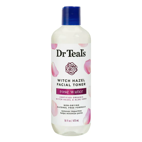 Dr Teal’s Witch Hazel (Rose Water) Facial Toner 16FL OZ / 473ml 1 Dr Teal’s Witch Hazel (Rose Water) Facial Toner 16FL OZ / 473ml