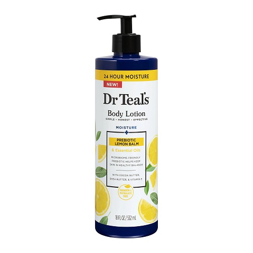 Dr Teal’s Body Lotion with Prebiotic Lemon Balm & Essential Oil 18 fl oz 1 Dr Teal’s Body Lotion with Prebiotic Lemon Balm & Essential Oil 18 fl oz