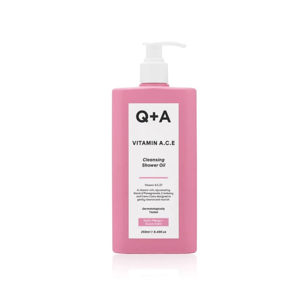 Q+A Vitamin A.C.E Cleansing Shower Oil 250ml 1 Q+A Vitamin A.C.E Cleansing Shower Oil 250ml