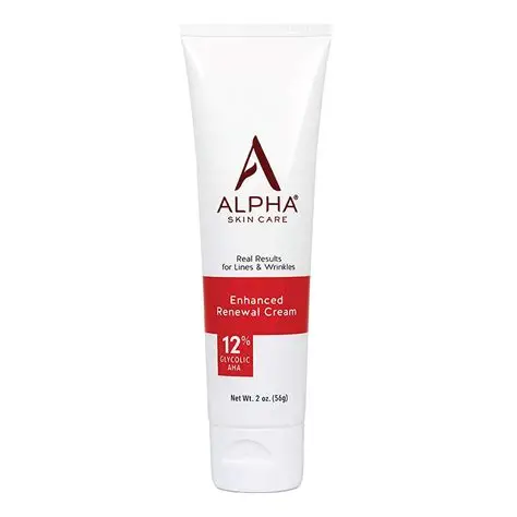 Alpha Skin Care Enhanced Renewal Cream 12% Glycolic Acid AHA 2 oz. (56g) 1 Alpha Skin Care Enhanced Renewal Cream 12% Glycolic Acid AHA 2 oz. (56g)