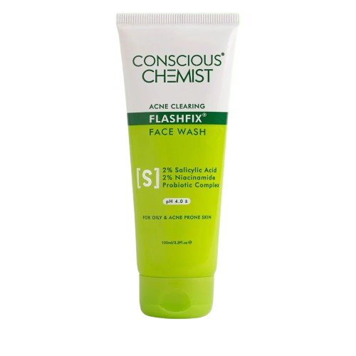 (BULK) Conscious Chemist Acne Clearing Flash Fix Face Cleanser 100ml 1 (BULK) Conscious Chemist Acne Clearing Flash Fix Face Cleanser 100ml