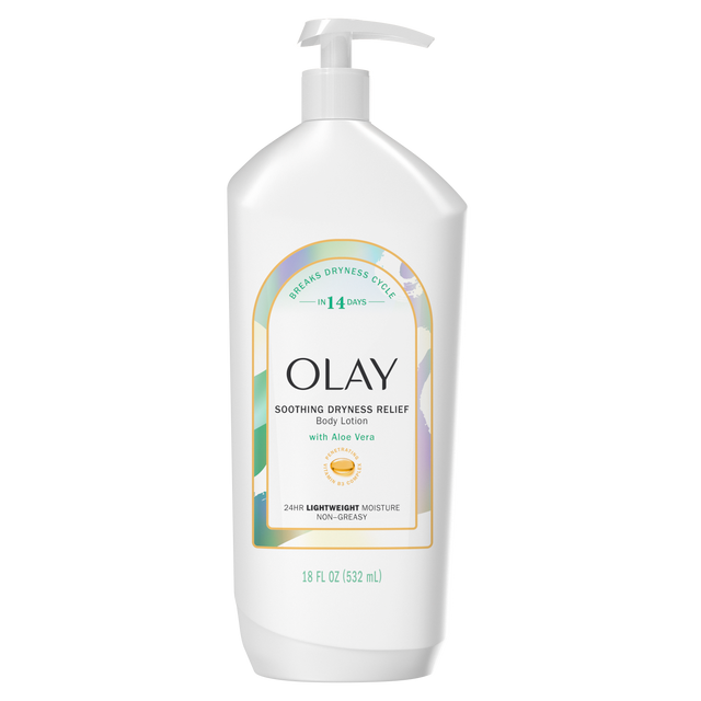 Olay Soothing Dryness Relief Body Lotion with Aloe Vera 18FL OZ (532ml) 1 Olay Soothing Dryness Relief Body Lotion with Aloe Vera 18FL OZ (532ml)