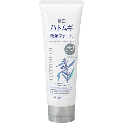 Hatomugi Bright up Facial Foam 170g/6oz 1 Hatomugi Bright up Facial Foam 170g/6oz