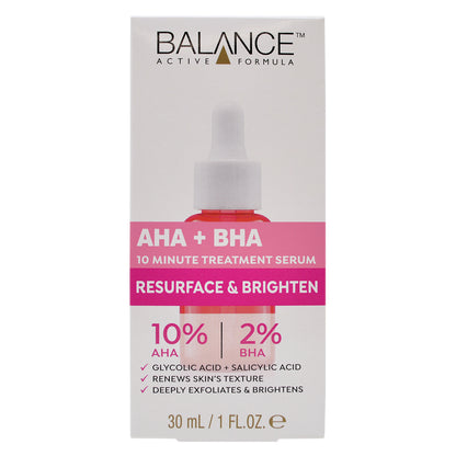Balance Active Formula AHA + BHA Resurface & Brighten 30ml 1 Balance Active Formula AHA + BHA Resurface & Brighten 30ml