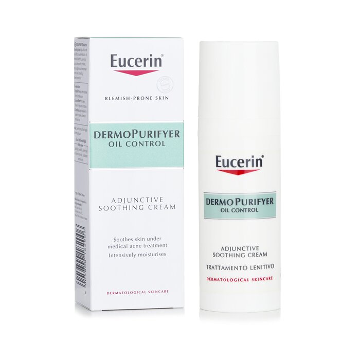 Eucerin Dermo Purifyer Oil Control Adjunctive Soothing cream 50ml 1 Eucerin Dermo Purifyer Oil Control Adjunctive Soothing cream 50ml