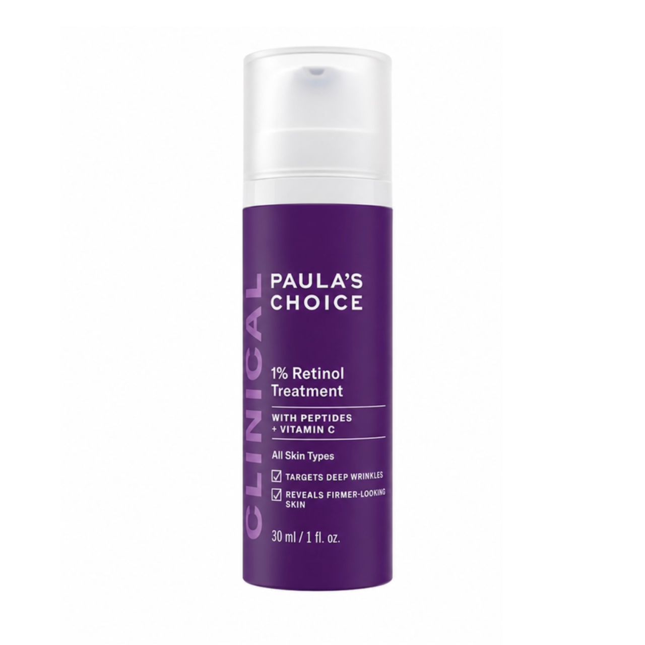 Paula's Choice Clinical 1% Retinol Treatment 30ml 1 FL OZ 1 Paula’s Choice Clinical 1% Retinol Treatment 30ml 1 FL OZ
