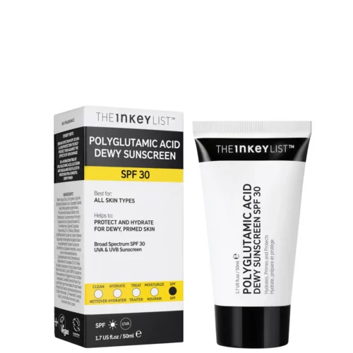 The Inkey List Polyglutamic Acid Dewy Sunscreen SPF30 30ml