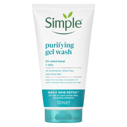 Simple Daily Skin Detox Purifying Gel Wash 150Ml