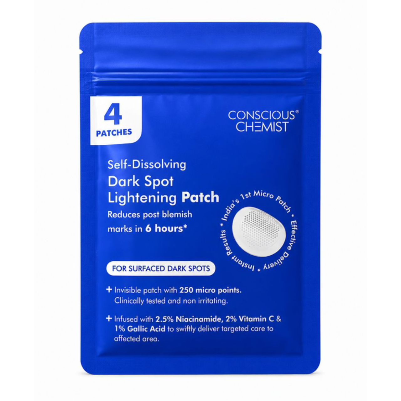 Conscious Chemist Self Dissolving Dark Spot Lightening Patch (4 patches) 1 Conscious Chemist Self Dissolving Dark Spot Lightening Patch (4 patches)