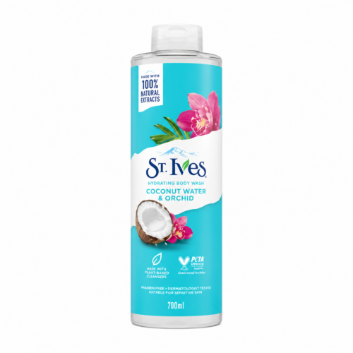 St. Ives Hydrating Body Wash Coconut Water & Orchid 700ml