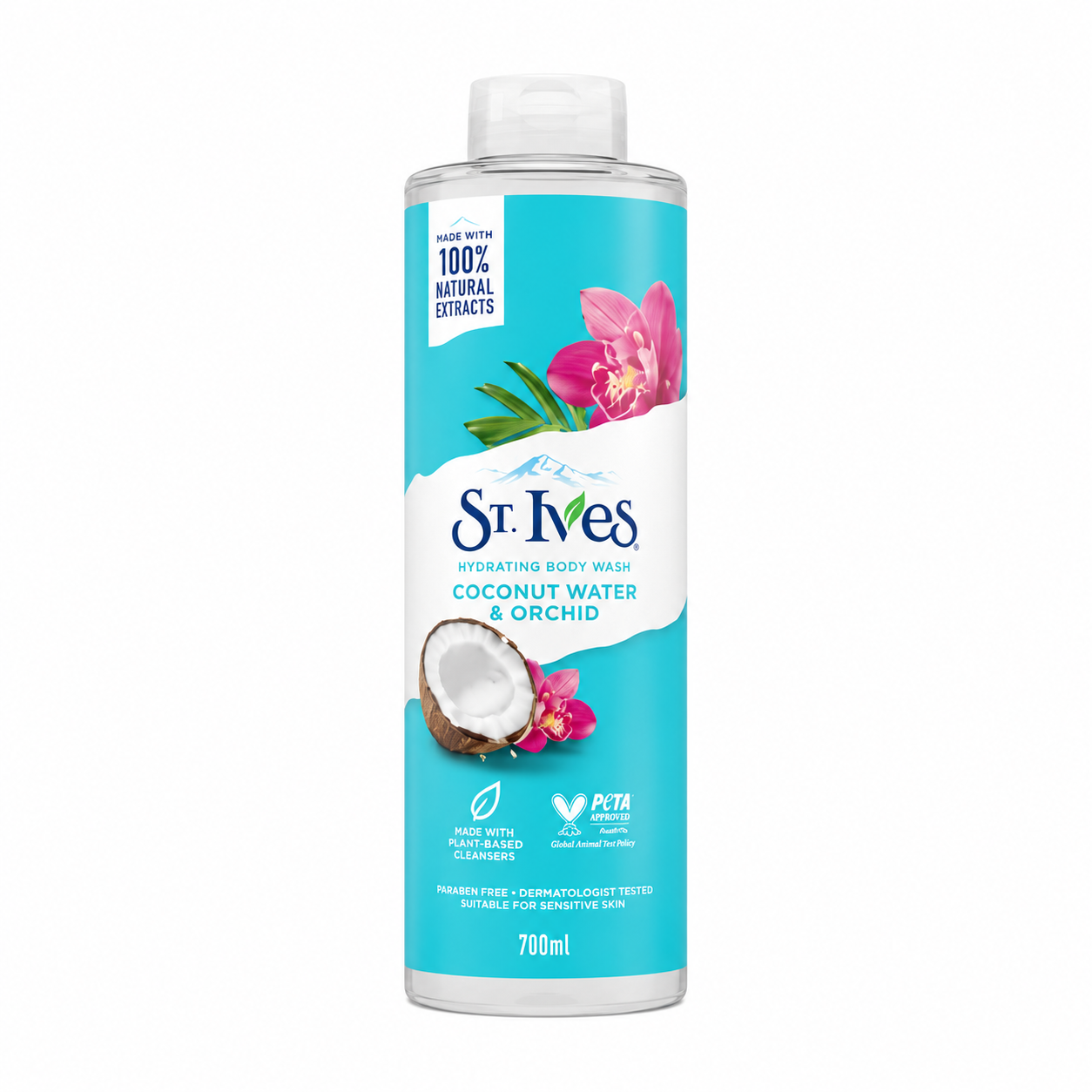 St. Ives Hydrating Body Wash Coconut Water & Orchid 700ml 1 St. Ives Hydrating Body Wash Coconut Water & Orchid 700ml