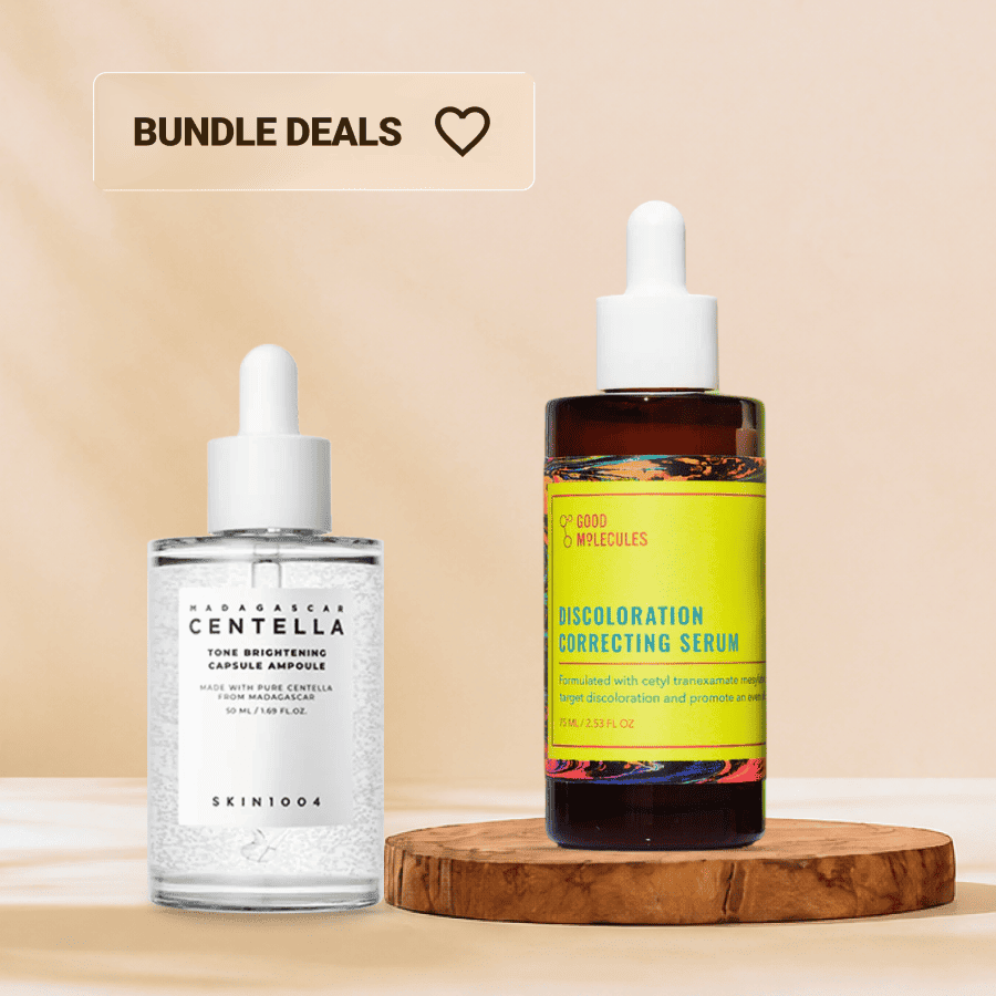 Payday 7 Sensitive Skin Brightening Routine Kit with SKIN1004 Centella Ampoule and Good Molecules Discoloration Serum by Teeka4