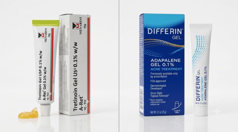 Tretinoin vs Adapalene: How to Treat Severe Acne Breakouts Safely  