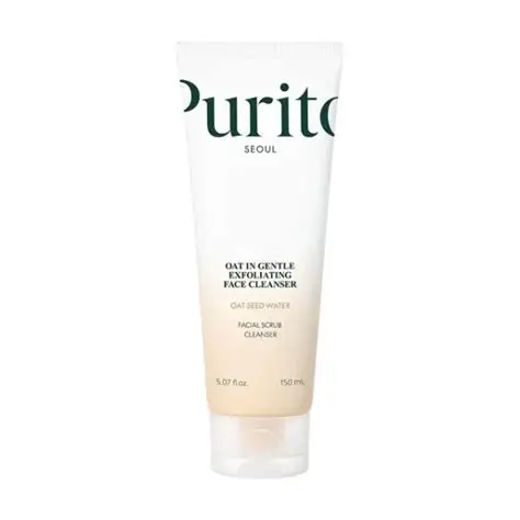 Purito Seoul Oat In Gentle Exfoliating Face Cleanser Oat Seed Water Facial Scrub Cleanser 150ml/ 5.07fl.oz
