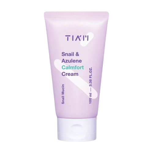 TIAM Snail & Azulene Calmfort Cream Snail Mucin 100ml 3.38fl.oz 1 TIAM Snail & Azulene Calmfort Cream Snail Mucin 100ml 3.38fl.oz