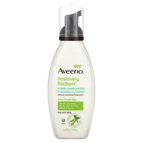 Aveeno Positively Radiant Clear Complexion Foaming Cleanser 177ml 6.0 fl, oz